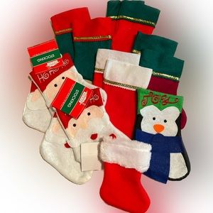 14 Mini Christmas Stockings NWT & NWOT